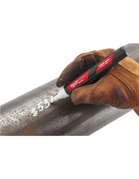 Marker cu vopsea INKZALL - Milwaukee - Liquid Paint Marker - Blue - cod 4932492144