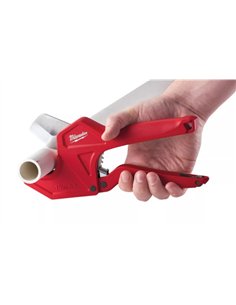 Dispozitiv cu clichet pentru taiat tevi PVC, capacitate taiere 60 mm - Milwaukee - cod 4932464173