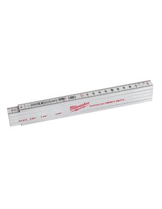 Metru de tamplarie compozit - Milwaukee - Composite Folding Rule 2m - cod 4932459301
