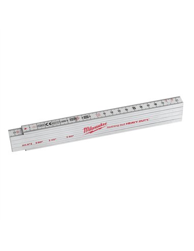 Metru de tamplarie compozit - Milwaukee - Composite Folding Rule 2m - cod 4932459301