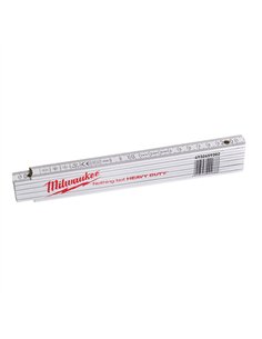 Metru de tamplarie din lemn - Milwaukee - Wood Folding Rule 2m - cod 4932459302