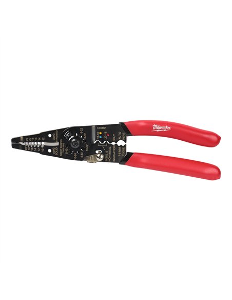 Cleste multifunctional de dezizolare si sertizare - Milwaukee - Multi-Purpose Wire Stripper with Crimper - cod 4932493816