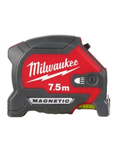 Ruleta 7.5 m cu lumina LED - Milwaukee - LED Magnetic Tape Measure - 7.5 m - cod 4932492469