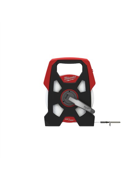 Rulete cu banda lunga in carcasa deschisa - Milwaukee - Open Reel - 100m/330ft - cod 48225211