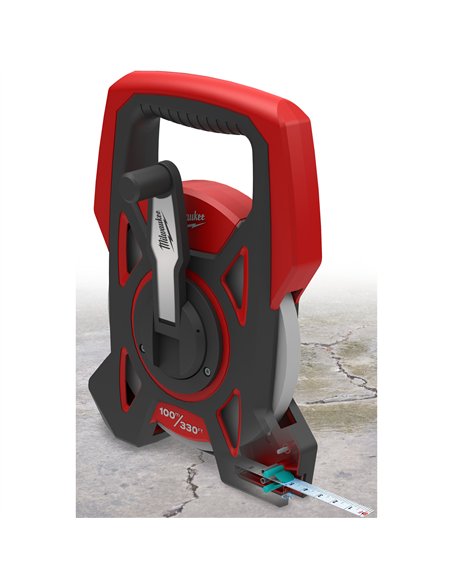 Rulete cu banda lunga in carcasa deschisa - Milwaukee - Open Reel - 100m/330ft - cod 48225211