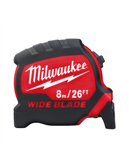 Ruleta Premium cu banda lata - Milwaukee - Premium Wide Blade 8-26 - 1 buc - cod 4932471818