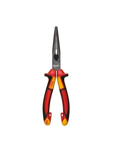 Clesti cu nas rotund VDE - Milwaukee - VDE Long 45 deg. Round Nose Pliers 205mm - cod 4932464565 2