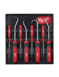 Seturi instrumente cu carlig si varf ascutit - Milwaukee - Pick Set - 8 buc - cod 4932480569