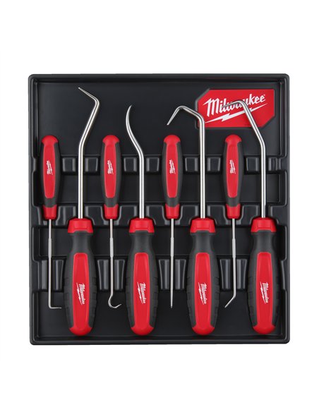 Seturi instrumente cu carlig si varf ascutit - Milwaukee - Pick Set - 8 buc - cod 4932480569