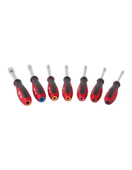Surubelnita cap hexagonal magnetic HOLLOWCORE - Milwaukee - HollowCore Magnetic Nut Driver Set - 7 buc - cod 4932479891