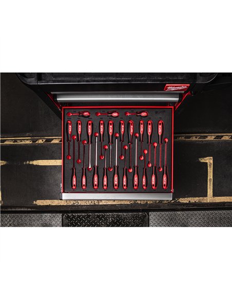 Set insertie spuma surubelnite Tri-Lobe - Milwaukee - Trilobe Screwdriver Foam Insert - cod 4932479830