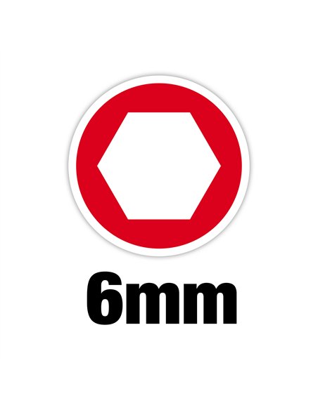 Surubelnita cap hexagonal HOLLOWCORE - Milwaukee - 6 mm HollowCore Nut Driver - cod 4932492367