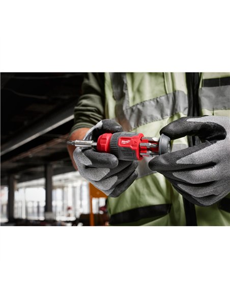 Surubelnite Multi-Bit - Milwaukee - 8 in 1 Compact Multi-Bit Screwdriver - cod 4932492807